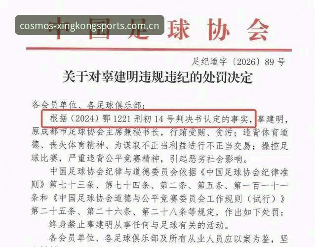 从足协禁足名单看中国足球乱象：星空体育官网深度分析教程