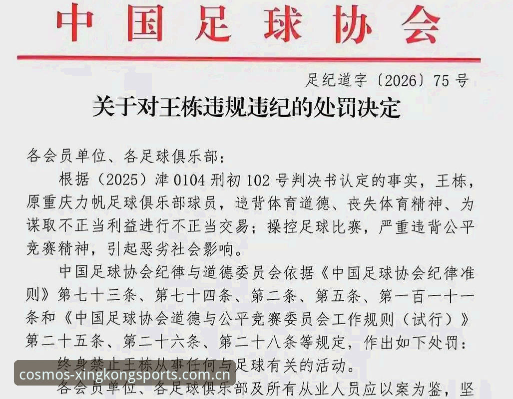 足协禁足名单与行业自净：星空体育官网上的中国足球反腐实录